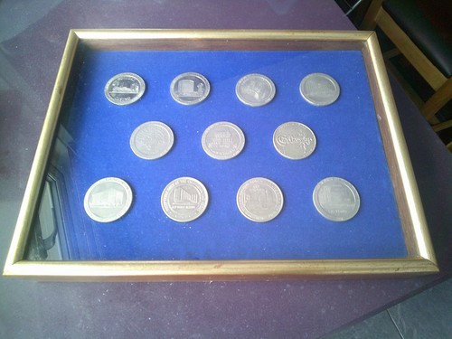 Las Vegas Casino $1 Spielmarken x 11 (Vintage)