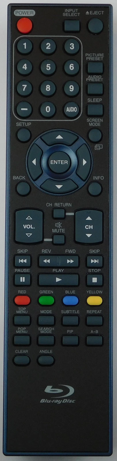 Sylvania NF035UD Remote Control