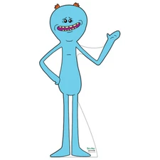 MR. MEESEEKS "Rick & Morty" Lifesize CARDBOARD CUTOUT Standup Standee Poster