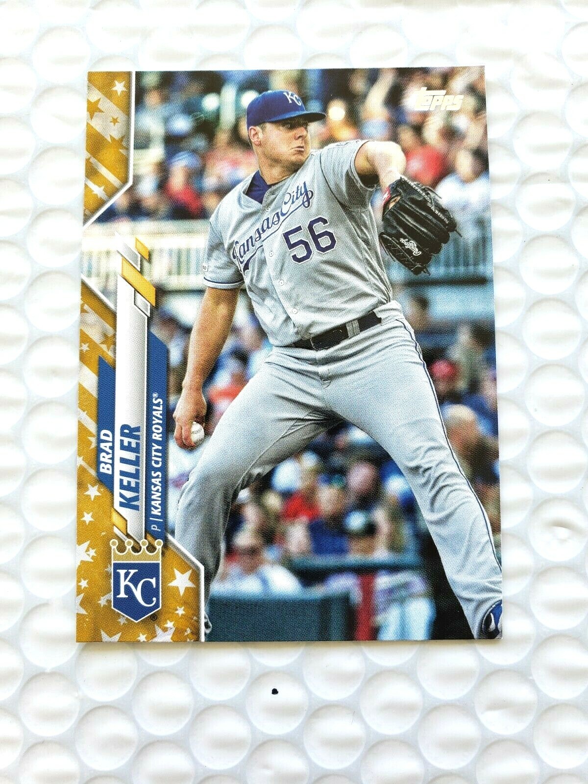 2020 Topps Series 1 Gold Star Parallel - BRAD KELLER - CARD  # 79 - NRMNT/MINT