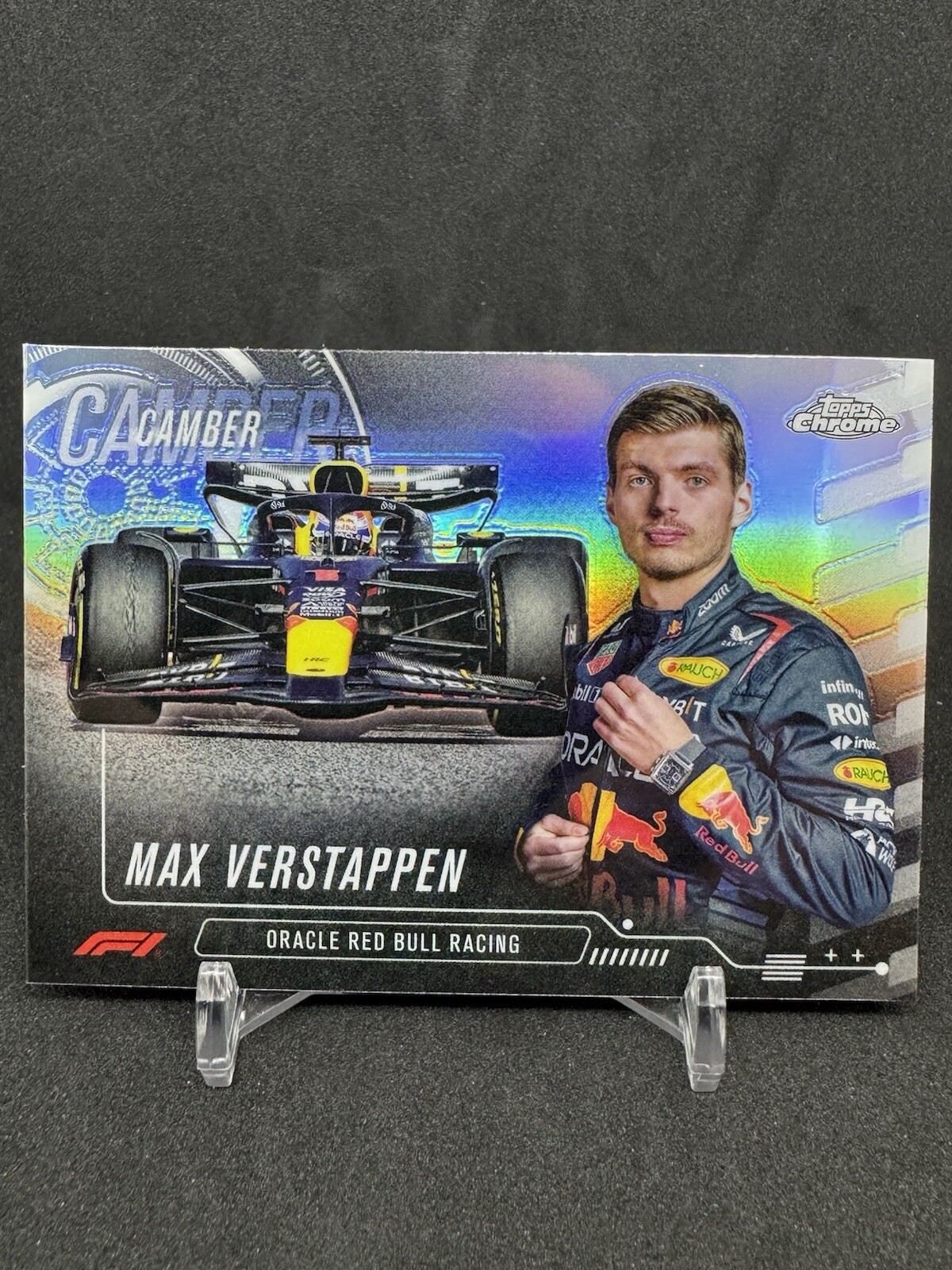 2024 Topps Chrome F1 #Cam-1 Max Verstappen Camber Oracle Red Bull Racing