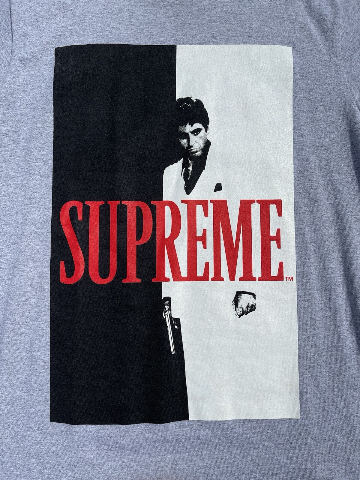 supreme x scarface split tee - image 2