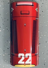 WOW!!!Curved Alfetta 159 Alfa Romeo Race Car Vintage Hood Fangio Sign