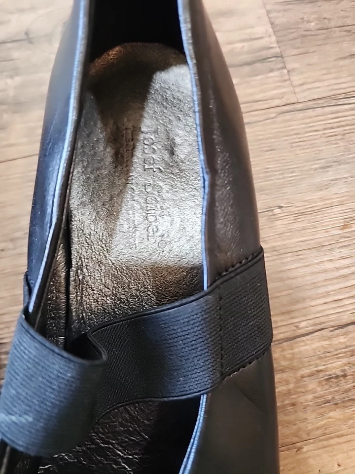 Zapatos JOSEF SEIBEL Talla 10 Faye 15 Sin Cordones Planos Cuero Negro Mary Jane Foto 3 de 4