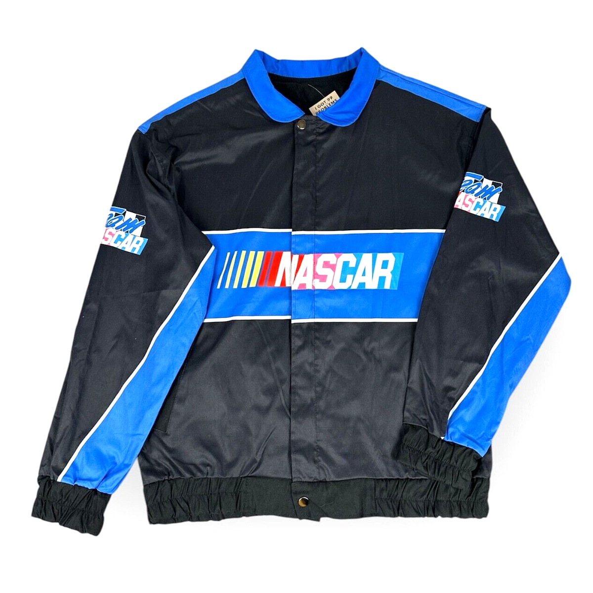 Vintage NASCAR Racing F1 Bomber Zip Sports Windbreaker Jacket Size