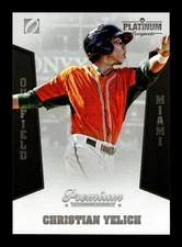 2013 Onyx Platinum Prospects #PP39 Christian Yelich #/300 Rookie Card XRC RC