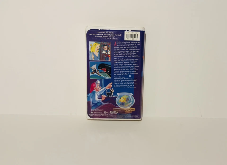Disney’s Pinocchio (VHS, Clamshell) Foto 2 de 2