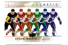 EVGENI MALKIN 2021-22 UPPER DECK HOCKEY SERIES 1 ELECTROMAGNETIC - GOLD SP