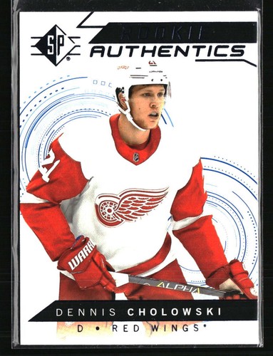 Dennis Cholowski 2018 SP Rookie Authentics #114 Hockey Card