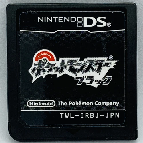 Authentic Nintendo DS Pokemon Black Japanese Games Pocket Monster NDS