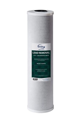 iSpring FC25B-PB 4.5  x 20  Lead, Arsenic, Cadmium, Chlorine Reducing Filter