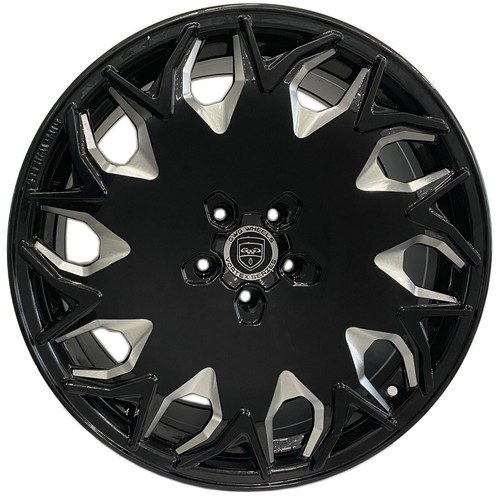 4 GV06 20 inch Staggered Black Mill Rims fits MERCEDES CL-CLASS (215) 2000-03