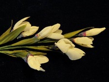 Millinery Flower Ivory White 1 1/4" Blooms for Boutonniere Hat Bridal  Hair Y7