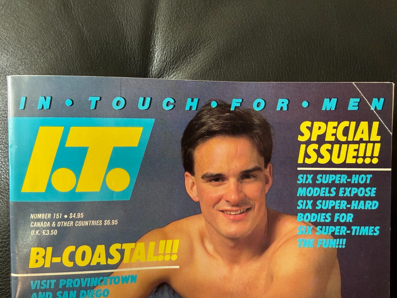 In Touch For Men Magazine #151 (7/89) gay interest male pinups