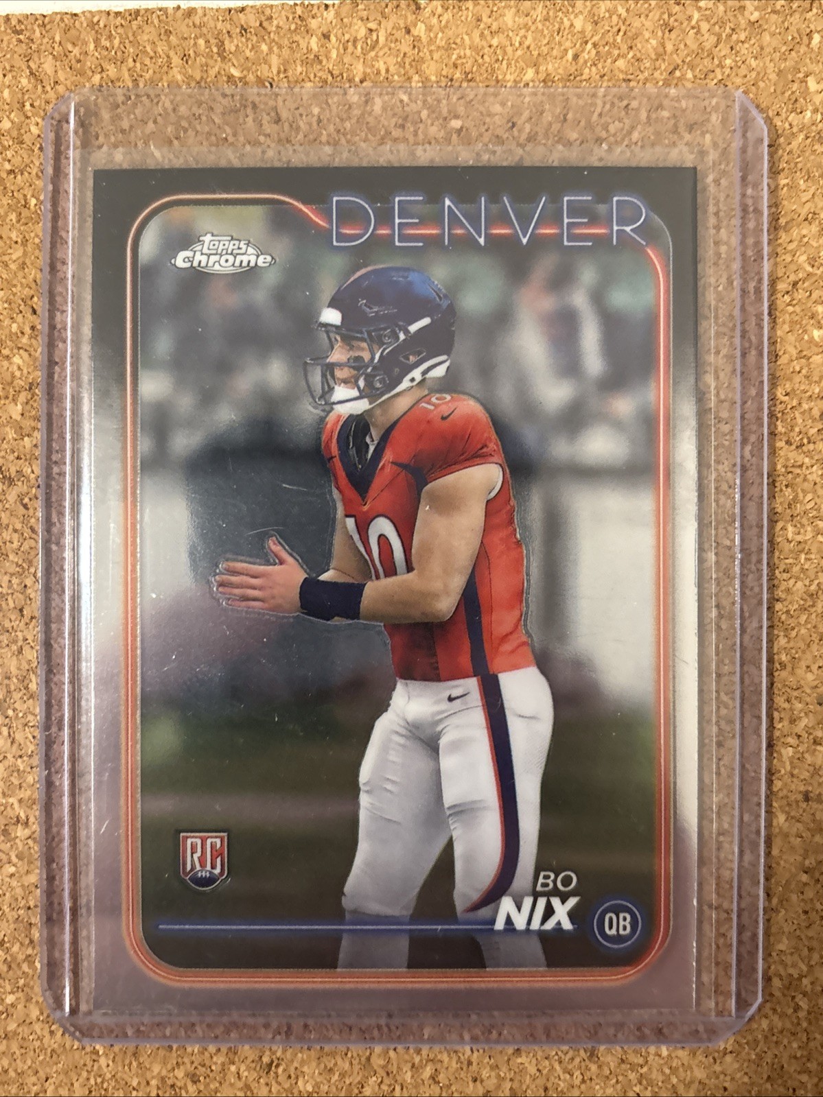 2024 Topps Chrome - Rookies Bo Nix #206 (RC)
