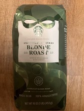 2025 Starbucks Christmas Blonde Roast Holiday Whole Bean Coffee 1lb Bag
