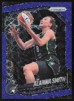2025 Panini Prizm WNBA #101 Alanna Smith Blue Velocity Prizms