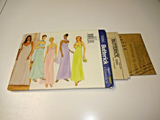 Butterick 5886 Misses Formal Prom Evening Dre...
