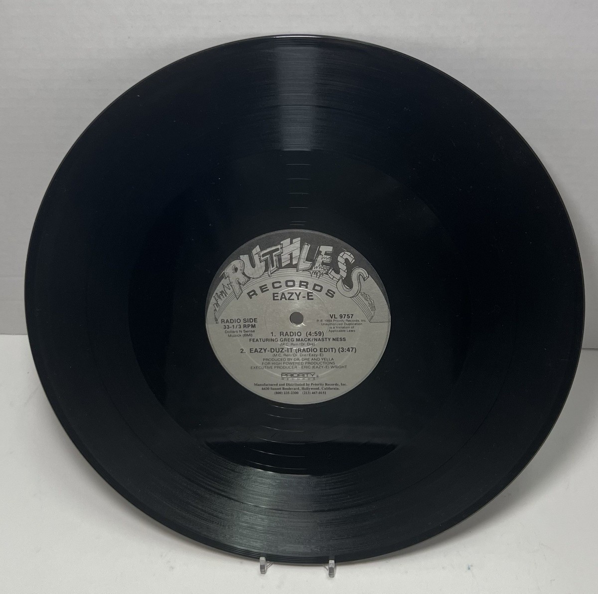Eazy-E Eazy Duz It 12” Vinyl 1988 Ruthless Records NWA Era | eBay