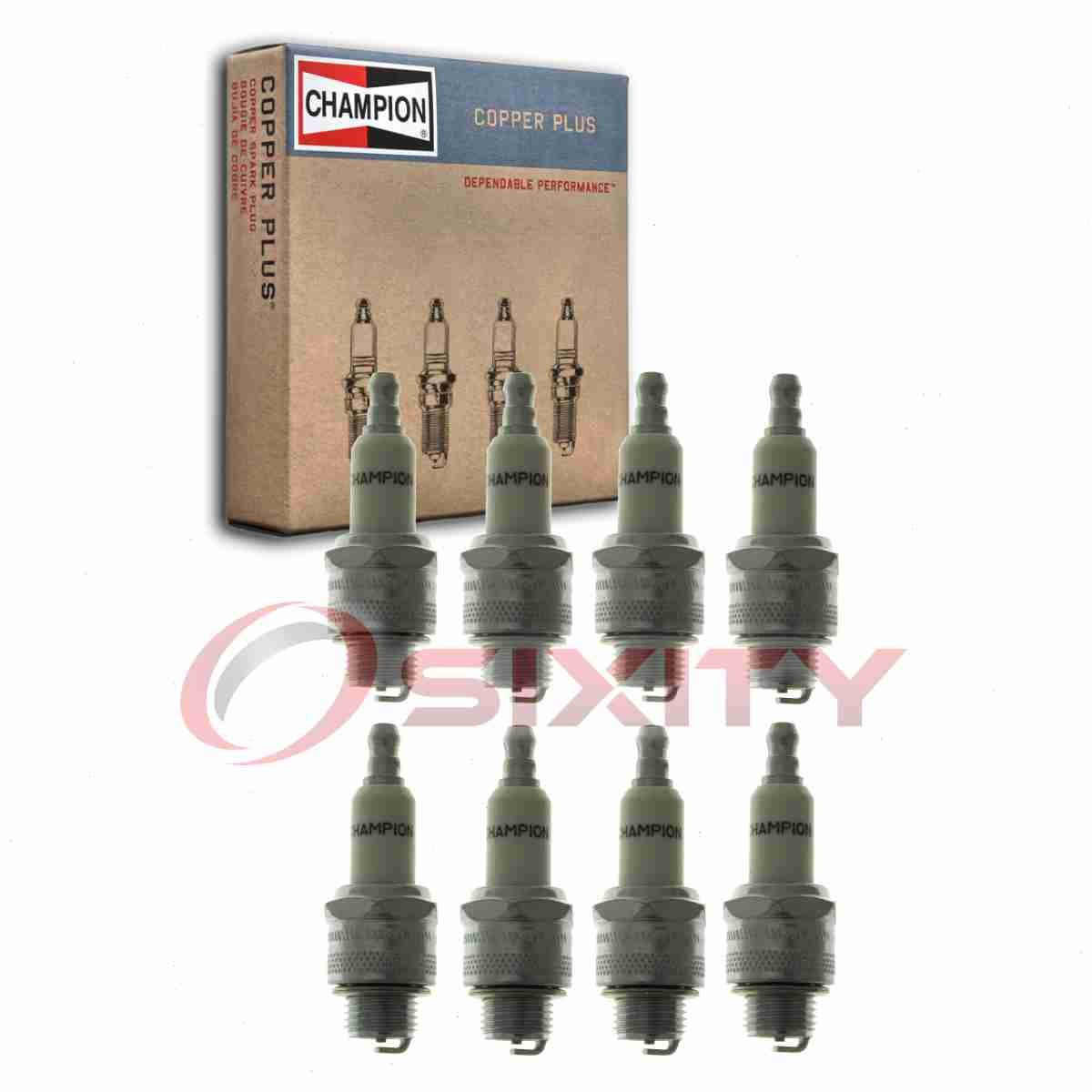 8 pc Champion Copper Plus 845 Spark Plugs for LM46 J17LM GL4 CS42 CS4 B4LMY pu