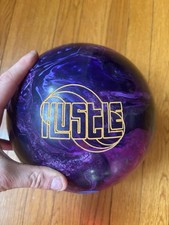 Roto Grip Hustle RIP Bowling Ball 15.2lbs  Single drill - Purple 5.25in Span