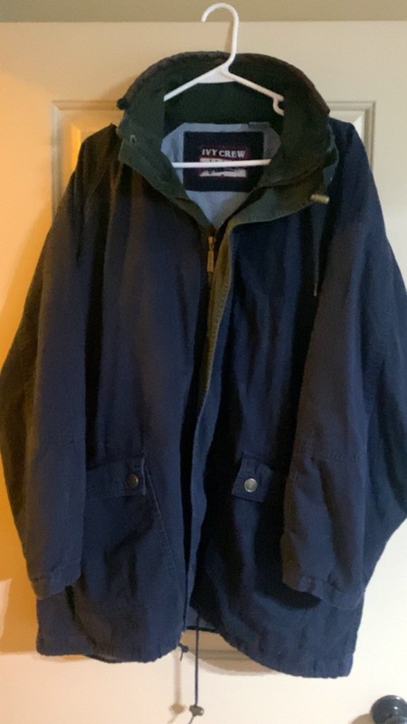 Ivy Crew Leather Collar W Hoodie Barn Jacket Heavy duty
