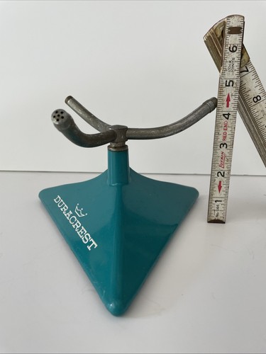 Vintage Duracrest Atomic Midcentury Lawn Sprinkler Metal Garden Triangle 4" - Picture 3 of 18