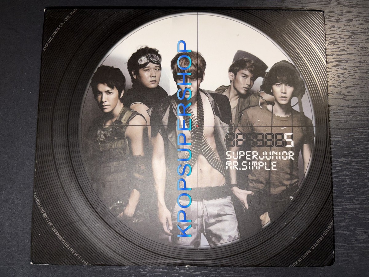 Super Junior 5th Album Mr. Simple Type B CD Good Rare No Photocard