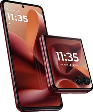 Motorola Moto RAZR Ultra 2025 5G XT2551-2 512 GB AT T Rio Red Very Good