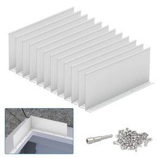 8 Pack Gutter Valley Splash Guards Downspout Diverter Roof Rain Gutter Guards