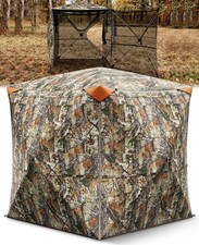 Hunting Blind 360° Silent See Through Blind with Swing Door with Carrying Bag