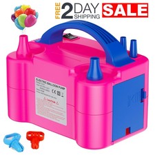 Bomba Para Inflar Globos Maquina 110V 600W Electrico Inflador De Aire Fiestas