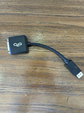 C2G 8in DisplayPort Male to Single Link DVI-D Female Black Adapter Converter