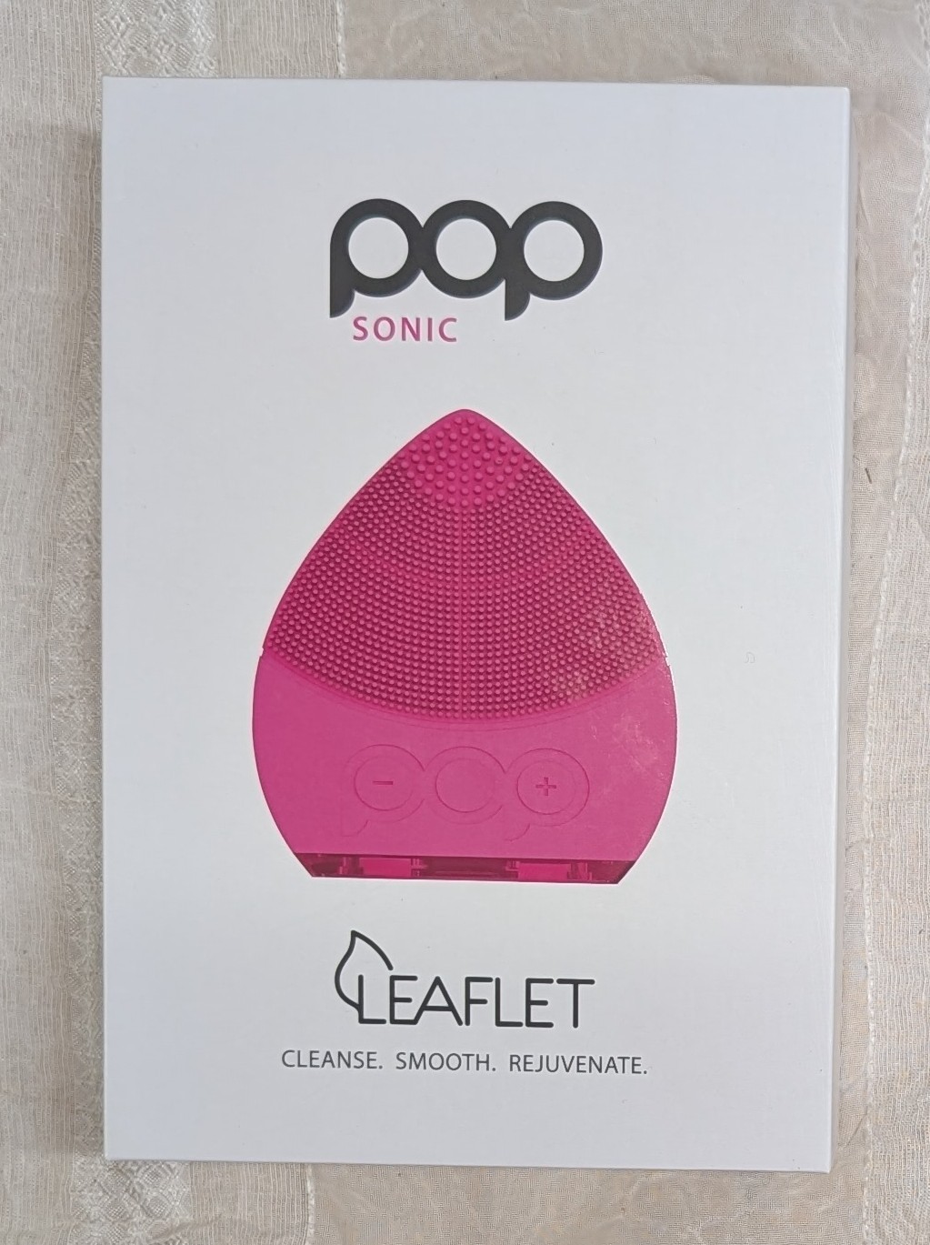 POP SONIC LEAFLET SONIC FACIAL CLEANSING DEVICE - PINK BEAUTY - NOB