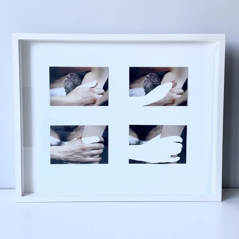 Oliver Herring Original Enmarcado Digital Impresión en C Fotografía Arte 2004 Manos Serie Foto 2 de 4