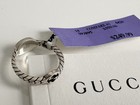 $345 Gucci GG Sterling Silver 925 SS Interlocking Reversible Ring US 6 IT 12 New — photo 8