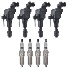 Confezione Bobina Accensione Candela Iridio UF491 Set di 4 Compatibile con Buick Ch...