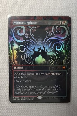 Manamorphose Borderless Foil MTG 142 Special Guests SPG NM X1