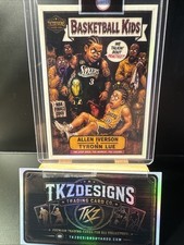 2026 Tkzdesigns Basketball Kids Philadelphia 76ers NBA Legend Allen Iverson  1/1
