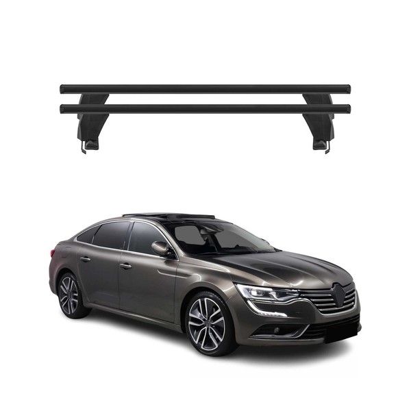 Menabo DachträGer GrundtäGer FüR Renault Talisman 2015-2022 50Kg Alu Schwarz 2X-image