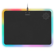 ENHANCE LED Gaming Mouse Pad with Fabric Top - 7 RGB Colors  2 Lighting Effects