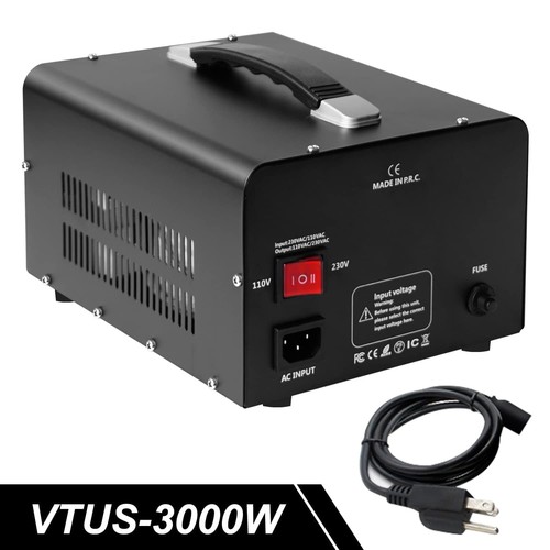 Voltage Transformer Converter 3000 Watt Step Up/Down Convert from 110-120 Vol... - Picture 2 of 7