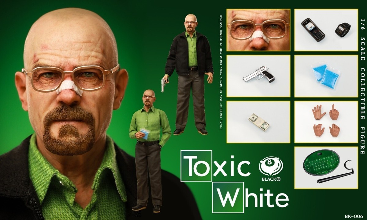 Black 8 Toys BK-006 1/6 Breaking Toxic Mr.White The Bad Action