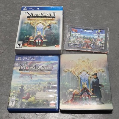 Ni No Kuni II Revenant Kingdom Premium Edition Steel Book PlayStation 4 PS4 CIB