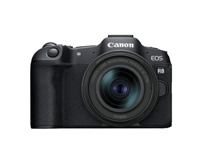 Canon EOS R8 Full-Frame Mirrorless Camera w/RF24-50mm F4.5-6.3 is STM Lens, 24.2
