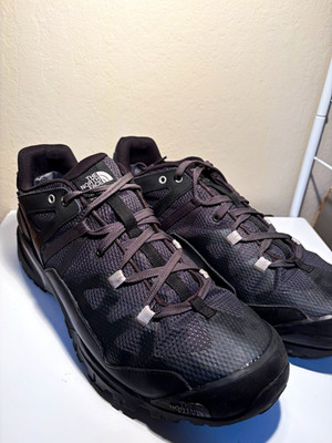 North Face Ultra 112 DryVent Men's Trail Hiking Shoes Black Gray US 13 M