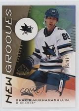 2024-25 Upper Deck SP Game Used New Grooves Gold 75/99 Shakir Mukhamadullin 1s7e