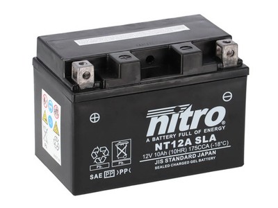 Motorrad Batterie YT12A SLA für AGM wartungsfrei YT12A-BS für Kawasaki ER-6N 650