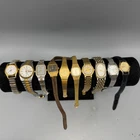 Seiko Watch Lot Women 10 Gold Silver Quartz Mechanical Tank Daydate WL4 PARTS
