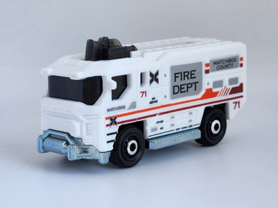 2026 Matchbox Blaze Buster II Fire Truck MBX County Fire Dept WHITE